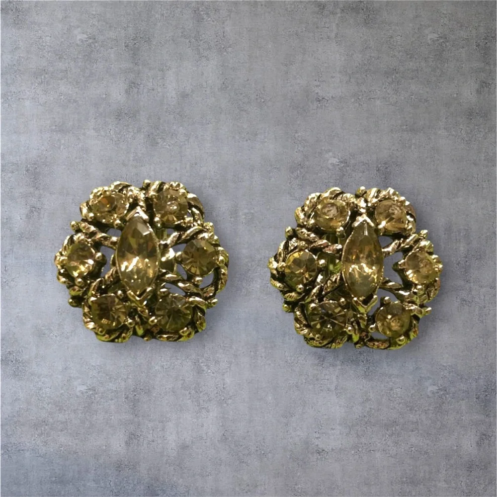 Vintage clip-on earrings